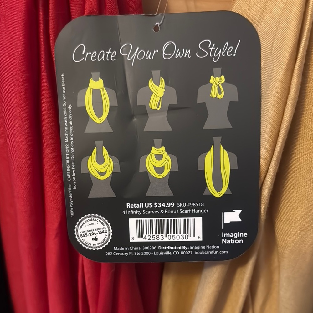 Infinity Scarves Set - Multicolor - Picture 2 of 3